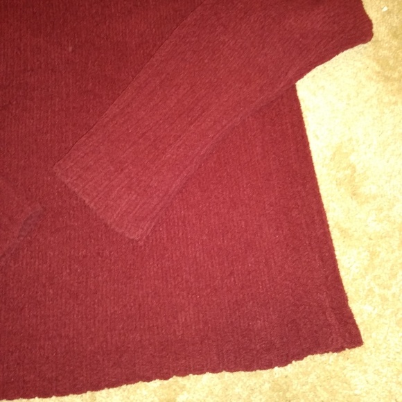 Field flower/ Anthropologie Maroon sweater - Picture 4 of 5